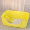 Cat Bedpans Litter Box Waterproof Pet Toilet & Beds 2-in-1 XL Large Size for Maine Coon Stray Cats Durable Easy Clean Outdoor 3