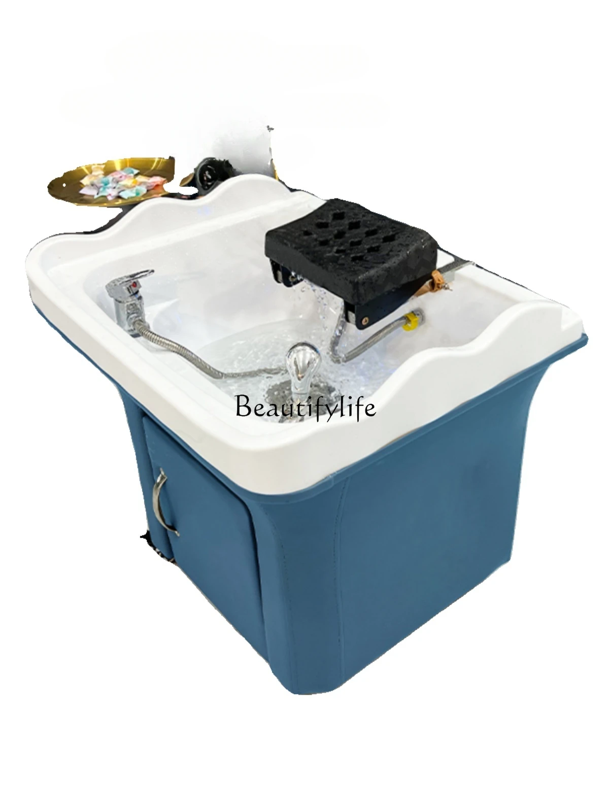 Mobile Bedside Grafting Bed Practical Shampoo Constant Temperature Water Circulation Head Treatment Fumigation Head Basin