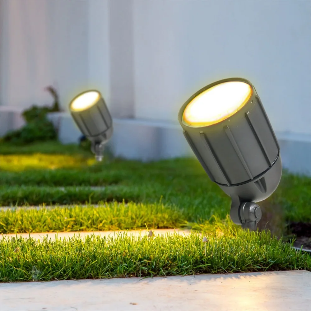 

30W 3600-Lumen Non-Dimmable 120-277V LED Weatherproof Bullet Flood Light