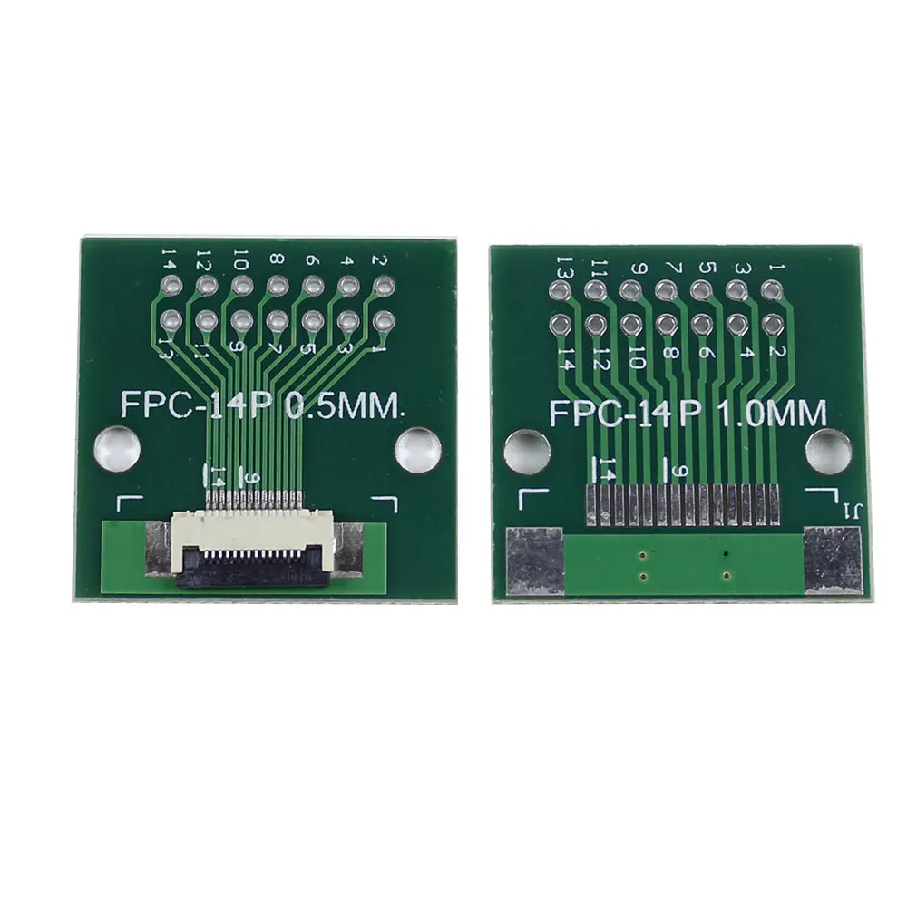 1Piece FPC/FFC Flat Cable Transfer Plate 0.5mm 1mm to 2.54mm Spacing Connector Flexible Flat Cable Adapter Board