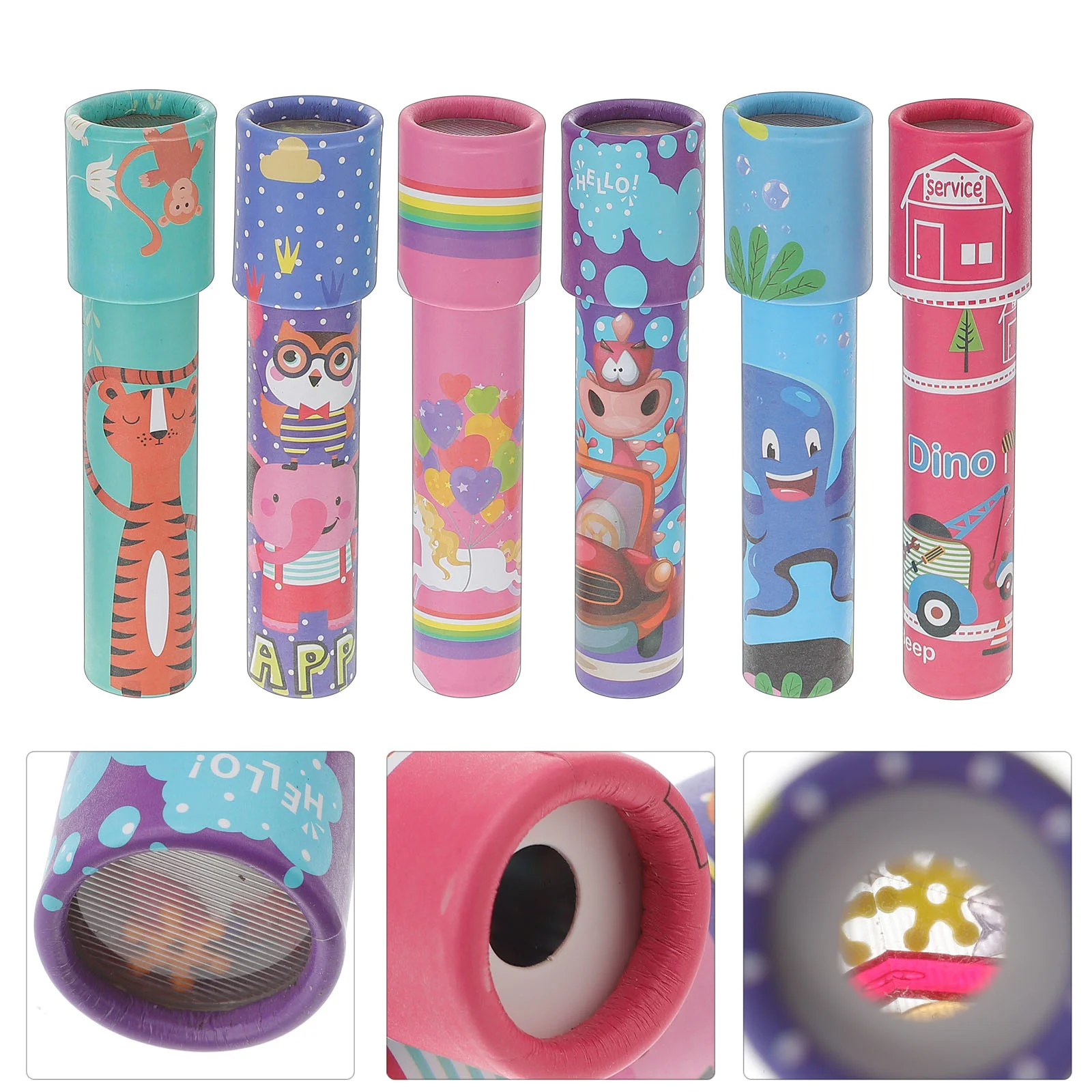Kaleidoscope Kids Toy Educational Toys Party Scope Lens Kit Kaleidoscopes Lovely Favors Classic Birthday Diy Kalidescopes children toys kaleidoscope toy