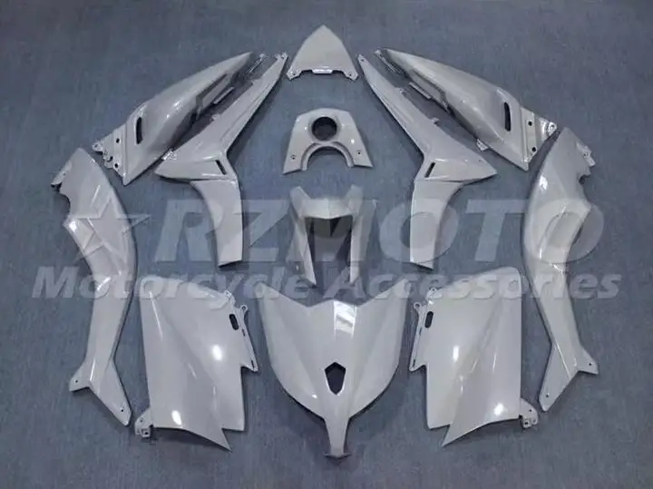 Nuovo Kit Carene Moto Abs Adatto Per Yamaha T-Max 530 2012 2013 2014 12 13 14 Set Carrozzeria Grigio