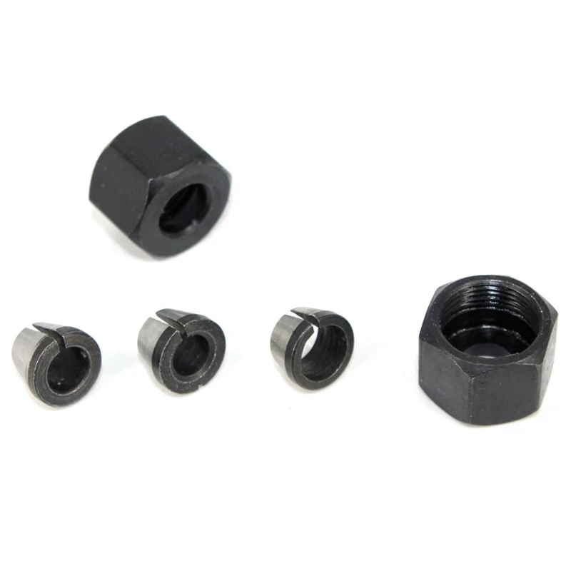 【NEW】16Pcs Router Collet Set Chuck Heads Adapter For Drills Engraving Trimming Carving Machine Electric Router Milling Cutter