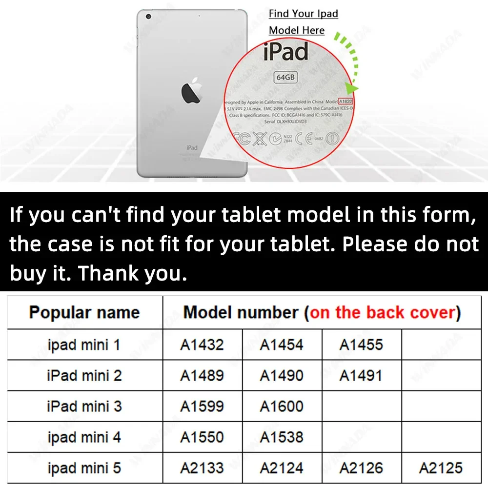 Ipad Mini Case Shock Proof EVA Full Body Kids Tablet Cover For ipad mini 1 2 3 4 5