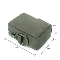 Tactical Molle EDC Pouch Utility Gadget Belt Waist Bag 1000D Equipment Portable Waterproof Camping Hiking Climbing Bags 2
