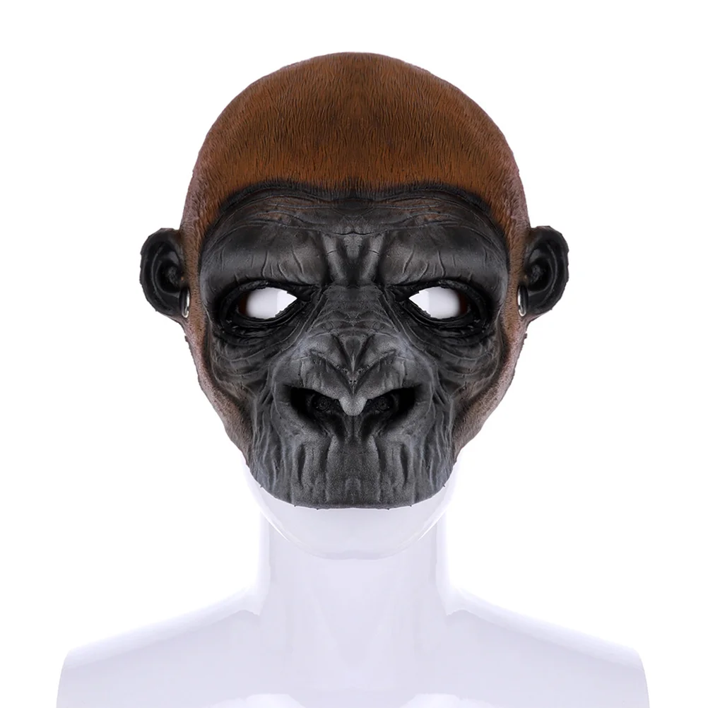 

Halloween Gorilla Mask Novelty Monkey Orangutan Chimp Masks Funny Party Masquerade Mask Full Head Animal Mask Halloween Costume