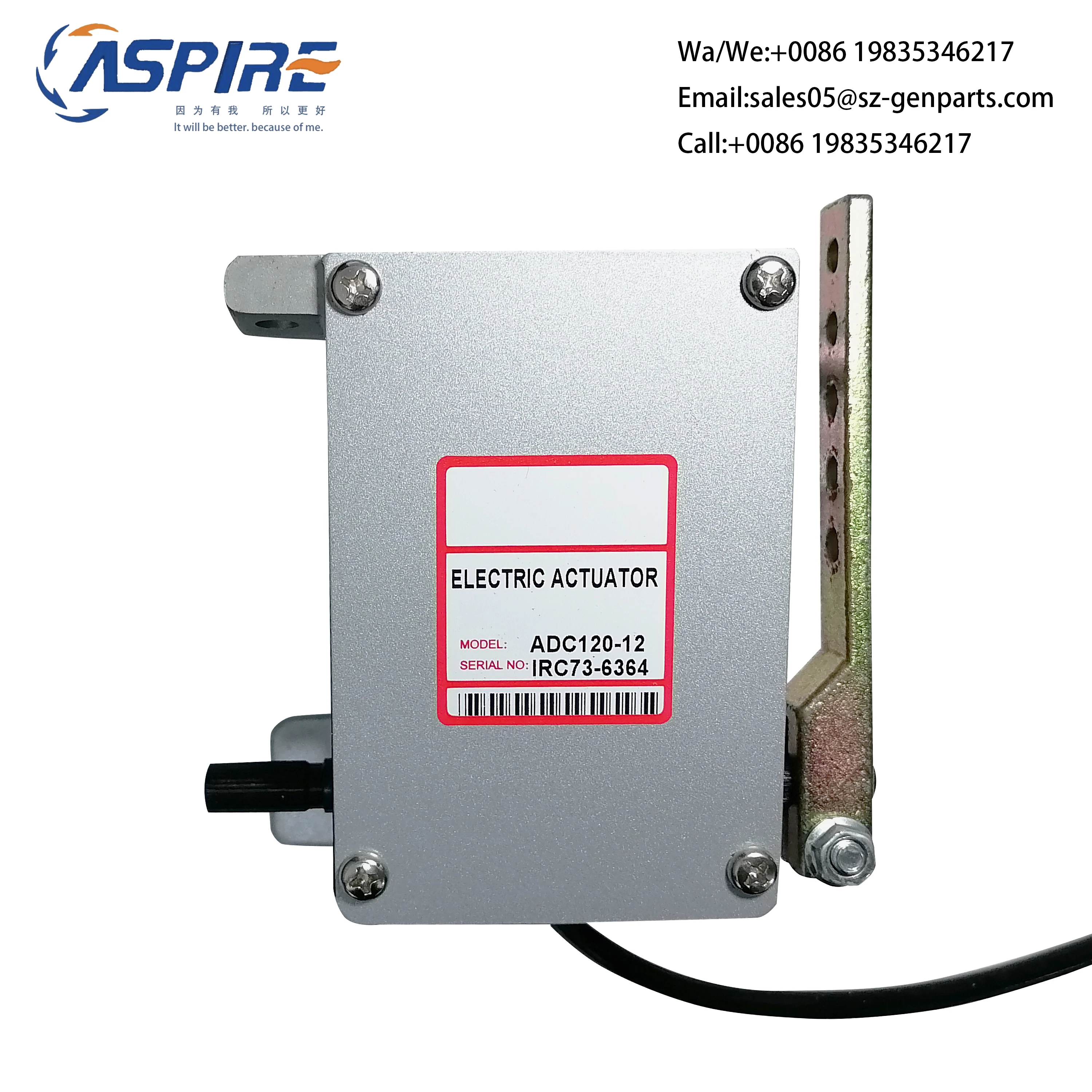 Adc120 12V 24V Controller Elettronico Attuatore Motore Govornor Pompa Carburante Diesel Genset Parte Lineare Rotork Attuatore Di Tipo Esterno