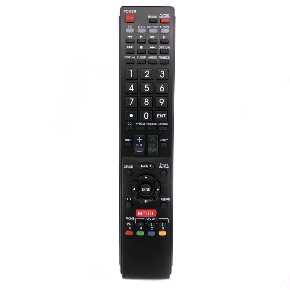 Nuovo Telecomando Sostitutivo Per Sharp Aquos Tv Lc-52D62U Lc-52D64U Lc-52D65U Lc-46D43U Lc-52D64U Lc-60Le832U Lc-60Le835U