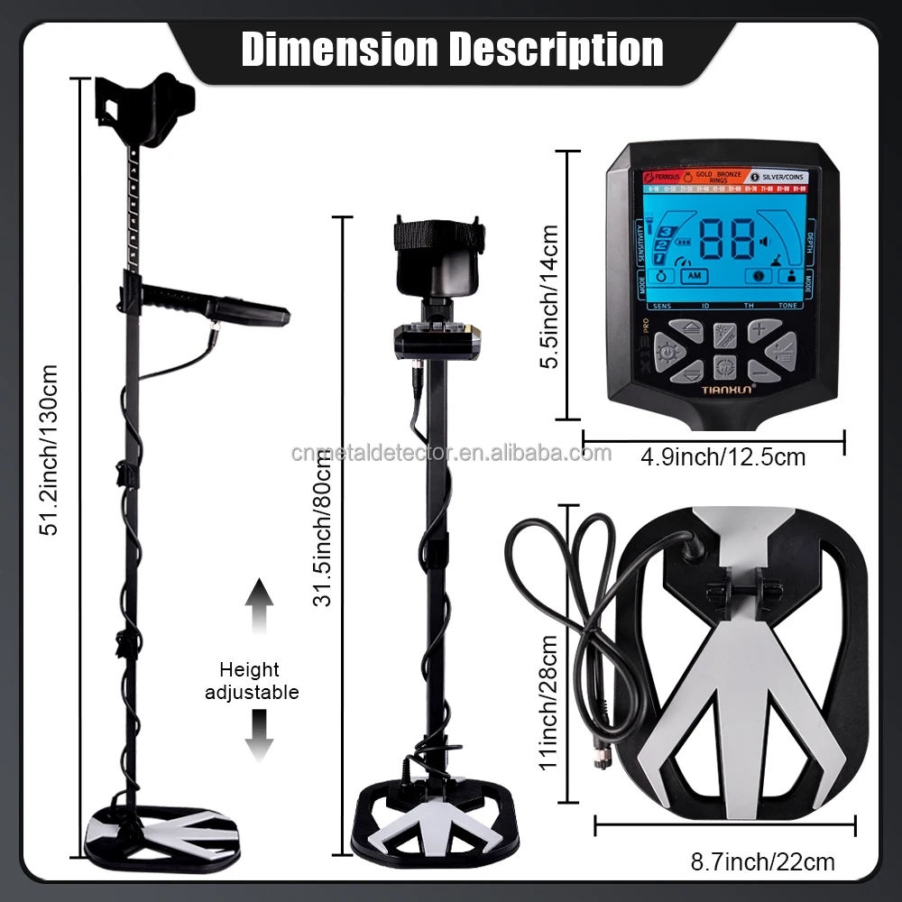 NEW Treasure Hunting Professional Industrial Metal Detector Gold Detector X13 Go