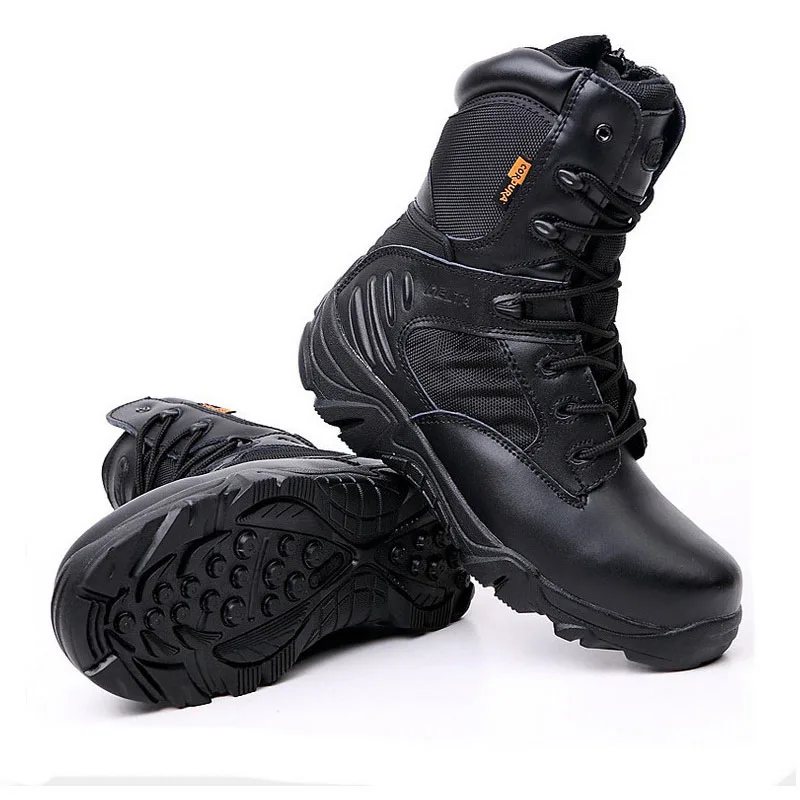 Winter Mens Military Boots Special Forces Combat High Boots Outdoor Sport Male Shoes Climb Mountains Cross Country Men\'s Shoes