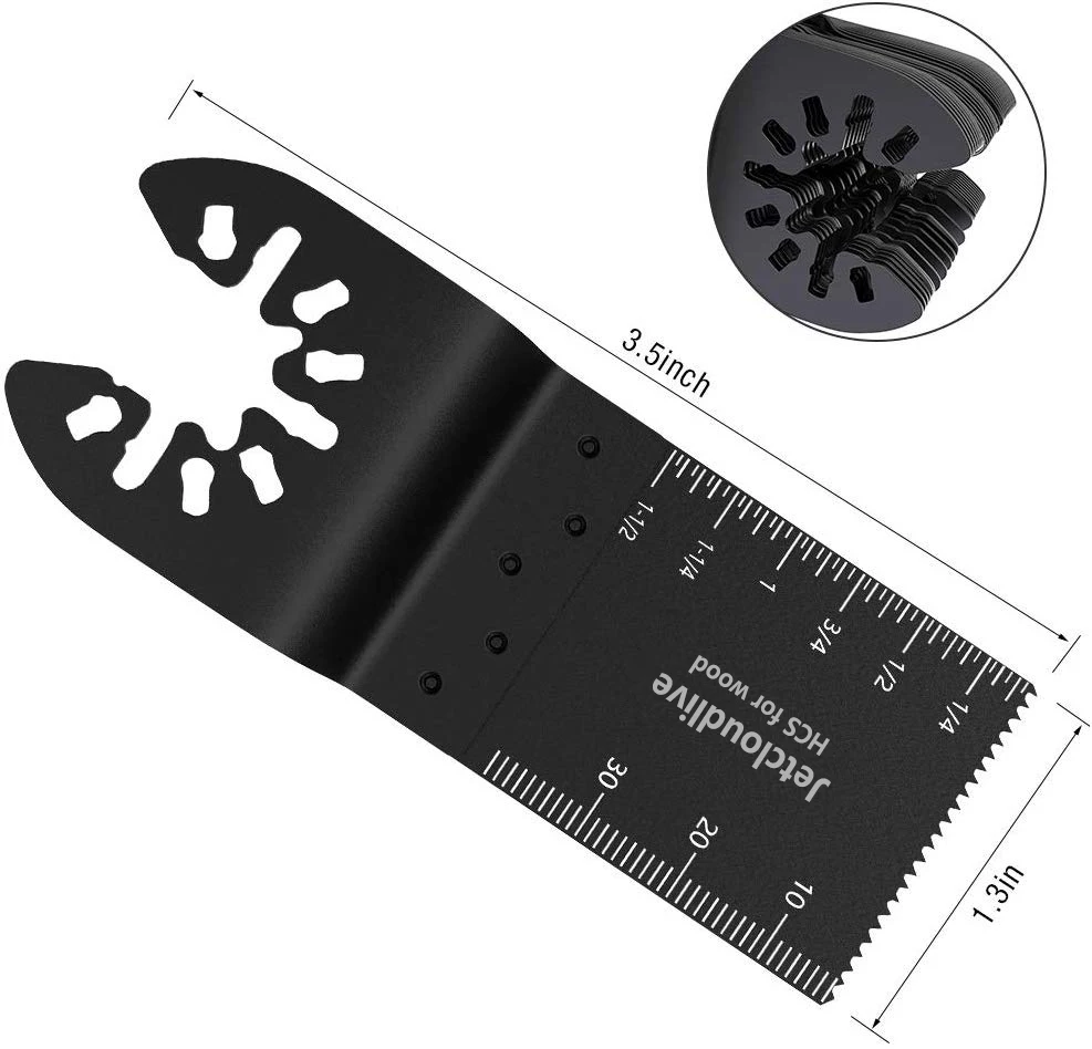 Versatile Oscillating Multi-Tool Blades for Cutting Wood, Metal, and Plastic