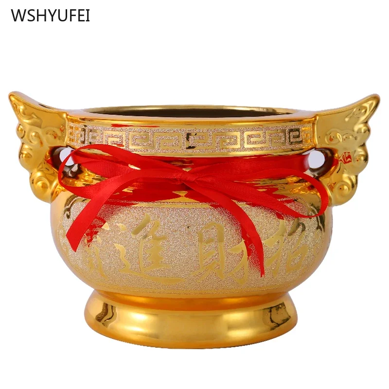 

1 Pc Ceramics Aromatherapy Stove Buddhist Tools and Supplies Home Decoration Pray for Auspiciousness Ensuring Safety Offering