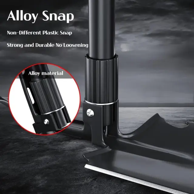 Portable Shovel 1pc Outdoor Small Foldable Camping Shovel, Multifunctional Hiking Entrenching Tool 2