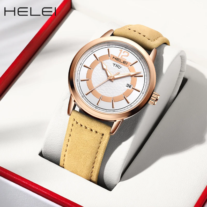 HELEI new comfortable avant-garde jazz series multifunction quartz movement 2024 men's quartz watches men's watches ni pci 6229 779068 01 m series multifunction data acquisition card