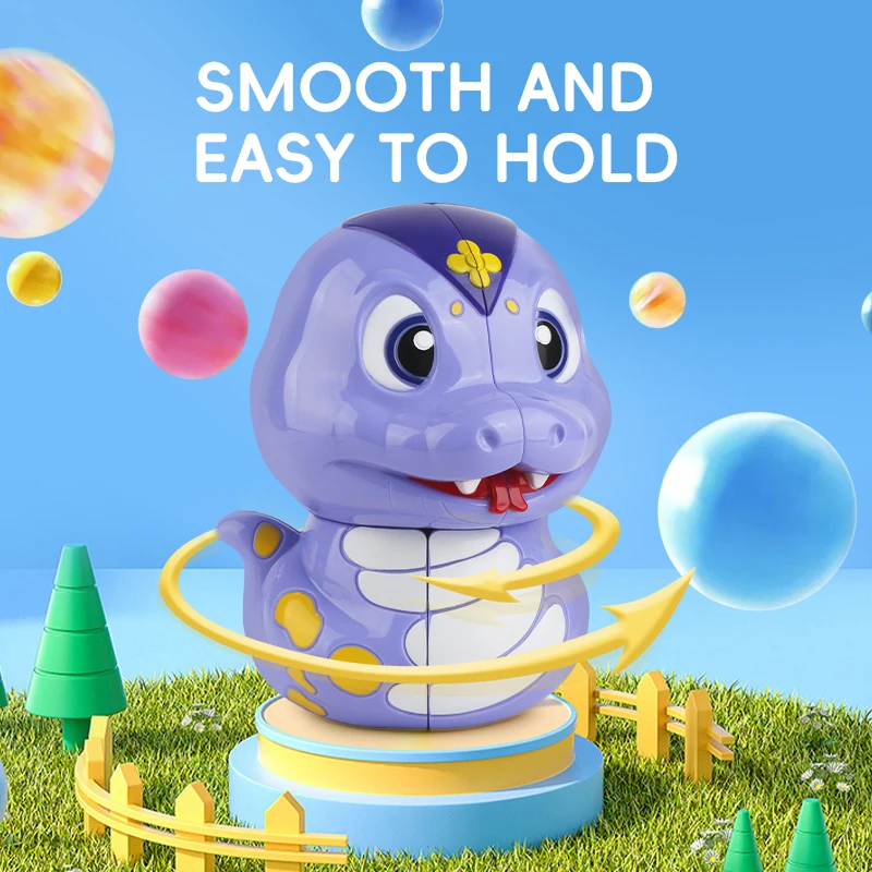 Yuxin 2x2 Snake Magic Cube Alien  Animal 2x2x2 Creative animal series Magic Cube Puzzle Toy Cubo Magico Model For Children  ﻿ 3