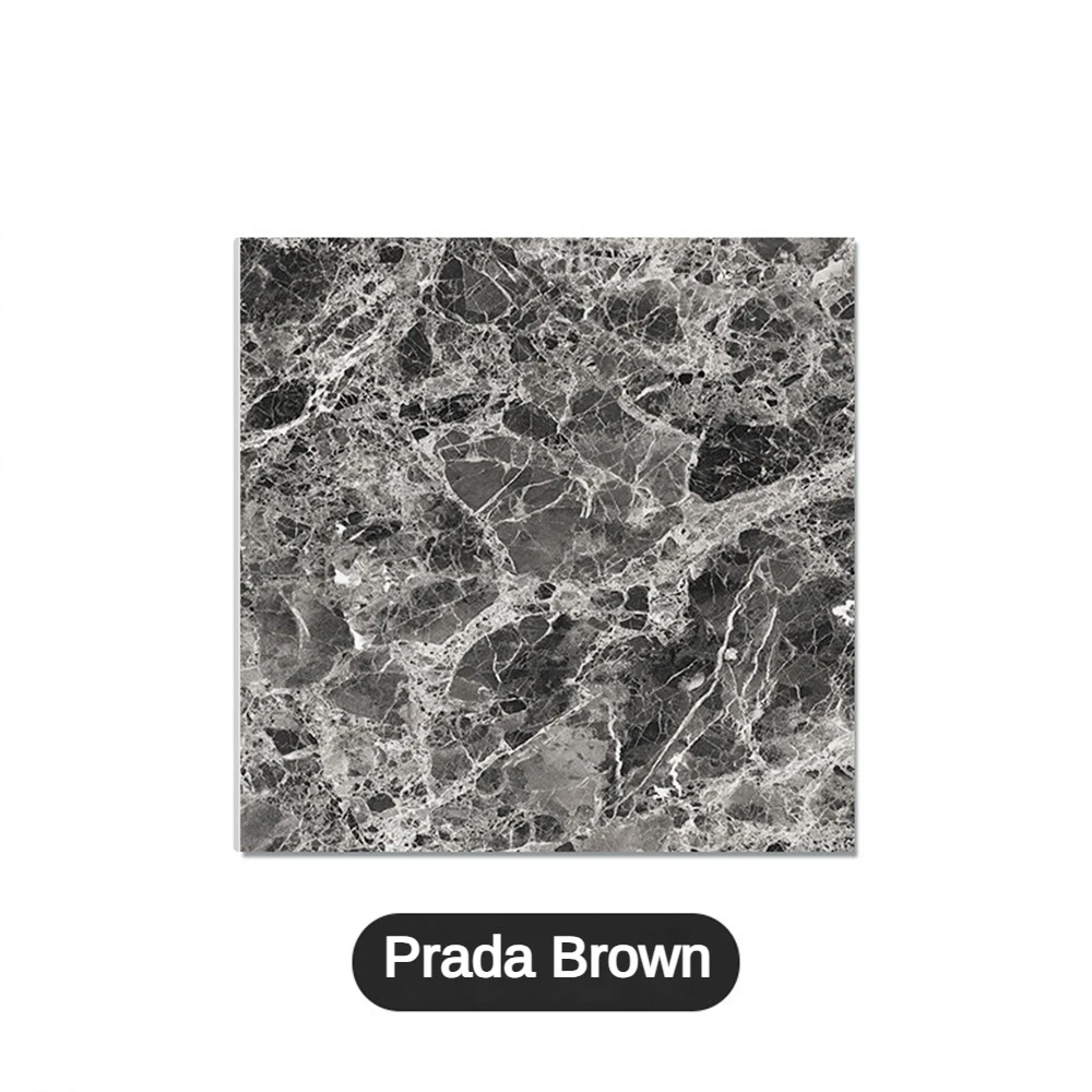 Simulated Thick Marble Tile Floor Sticker PVC Waterproof Self-adhesive Living room Toilet Kitchen Home Floor Decor Wall sticker