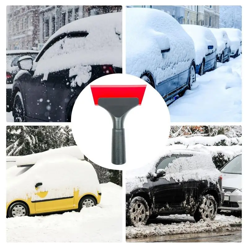 Car Silicone Scraper Silicone Long Handle Shower Squeegee Flexible Car Squeegee Portable Soft Water Wiper All-Purpose
