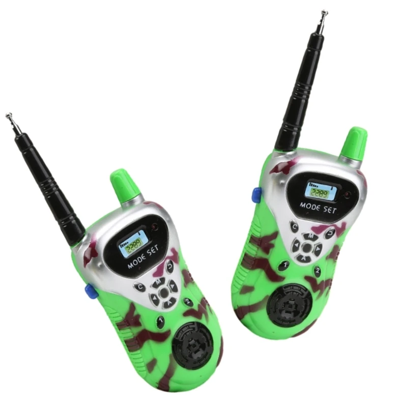 Toddlers Walkie Talkie Intercom Toy Operated Portable Walkie Talkie Indoor Outdoor Kids Camping Outdoor Toy