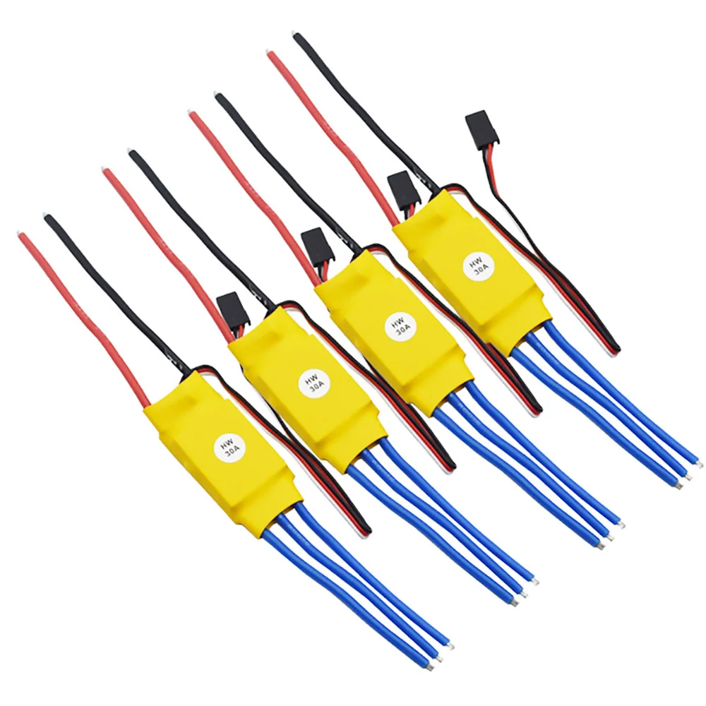 

4 шт./лот XXD HW 30A ESC контроллер скорости бесщеточного двигателя RC BEC T-rex Вертолет лодка для F450 F550 мини квадрокоптера дрона