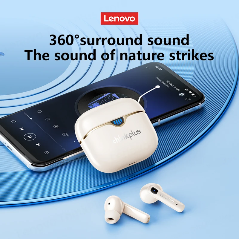 Choice Lenovo Lp15 Wireless Earphones Bluetooth 5 3 Low Latency Gaming Headset Hd Call Pro 6 Led Power Display Headphones 300mah, Alina Gadgets