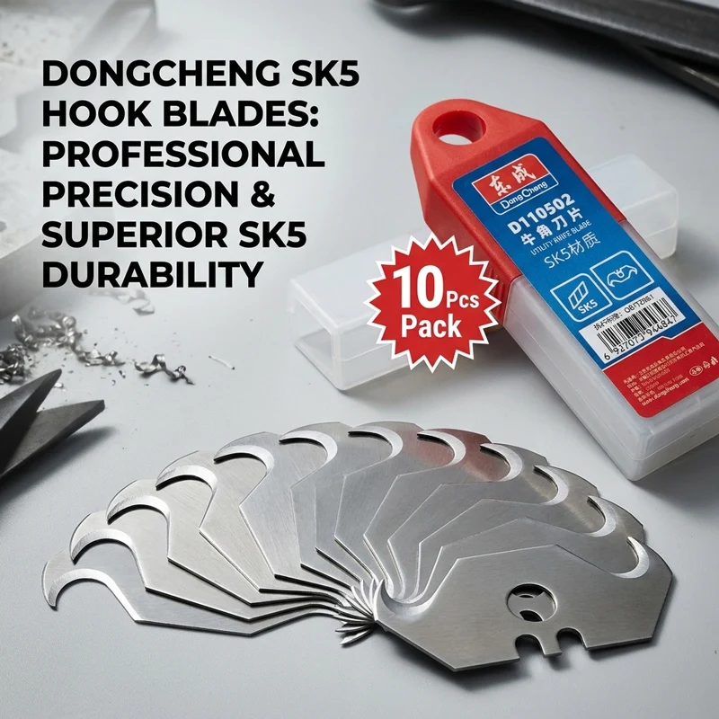 SK5 혼 블레이드 0.6mm 두께의 고강도 절단 칼 가죽, 카펫, 판지 상자, 종이, 벽, 비닐 절단용 날카로운 칼날