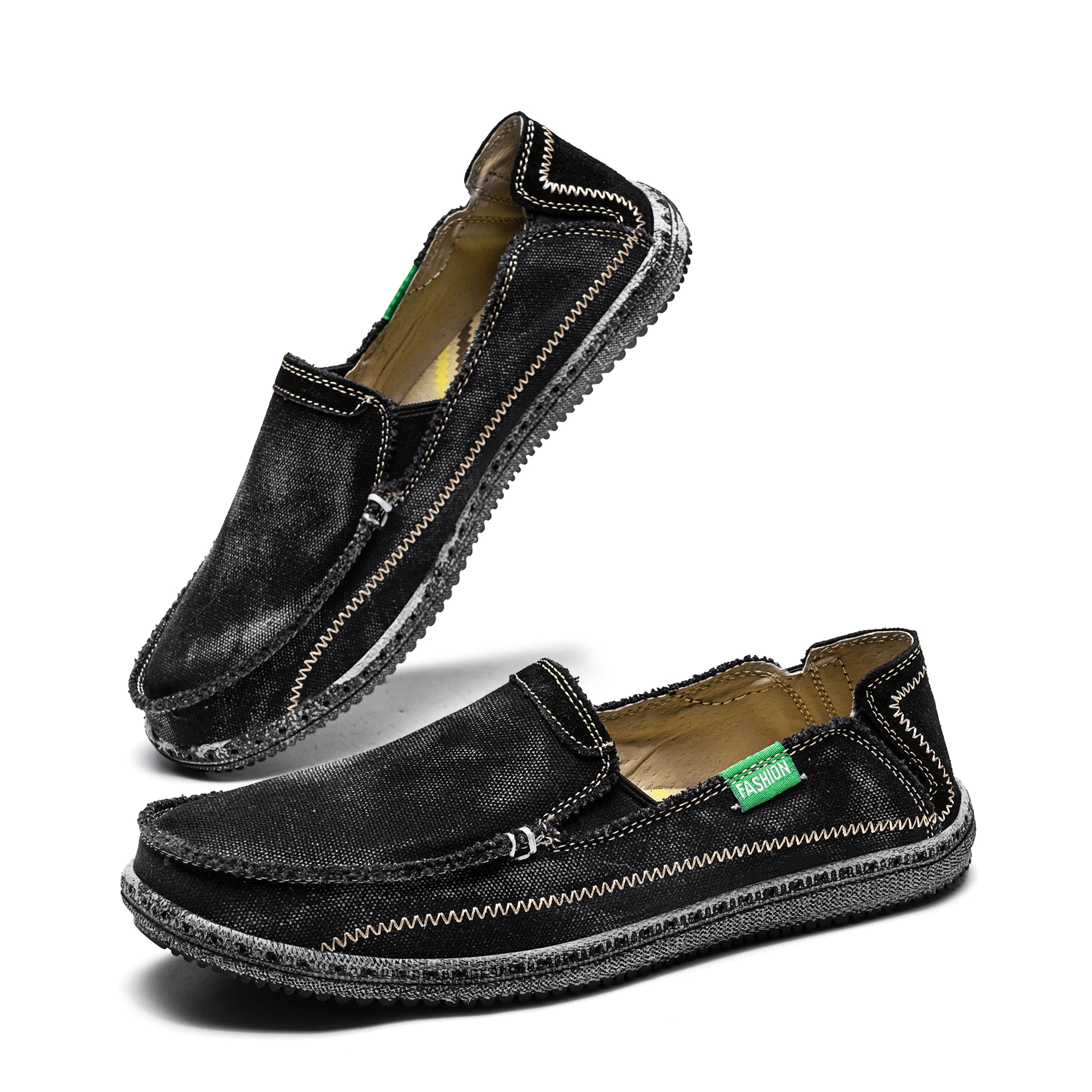 Men's loafers Rubber soles non-slip and wear-resistant walking shoes large size 39-48. Soft and comfortable. 5