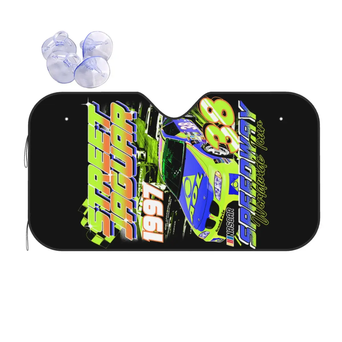 

Street Jaguar Todd Gilliland Stock Car Racing Driver Sunshade Windscreen Car Front Windshield Sunshade Visor Sun Shade Protect