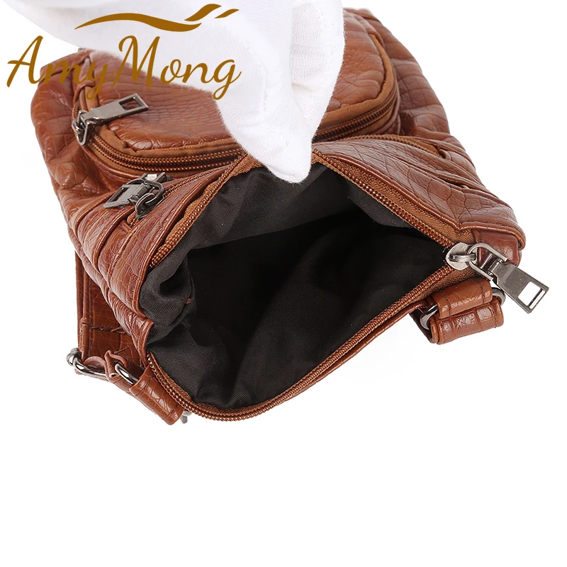 Borse a tracolla casual multitasche Borsa a mano con patta retrò da donna Borse Borsa a tracolla femminile Moda di lusso Sac A Main Bolsos - immagine 6