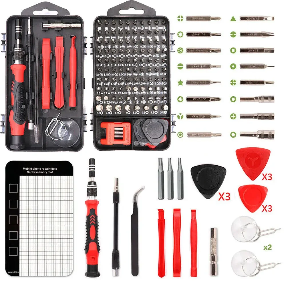 122pcs Small Precision Screwdriver Set Phone Laptop Computer Repair Tool Kit Professional Electronic Device Hand Tool: 3 - 5 Days Free Delivery Only UK