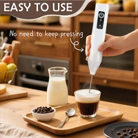 Electric Coffee Milk Frother Handheld Egg Beater Foamer Coffee Maker Electric Blender Mixer Mini Portable Blender Kitchen Tool