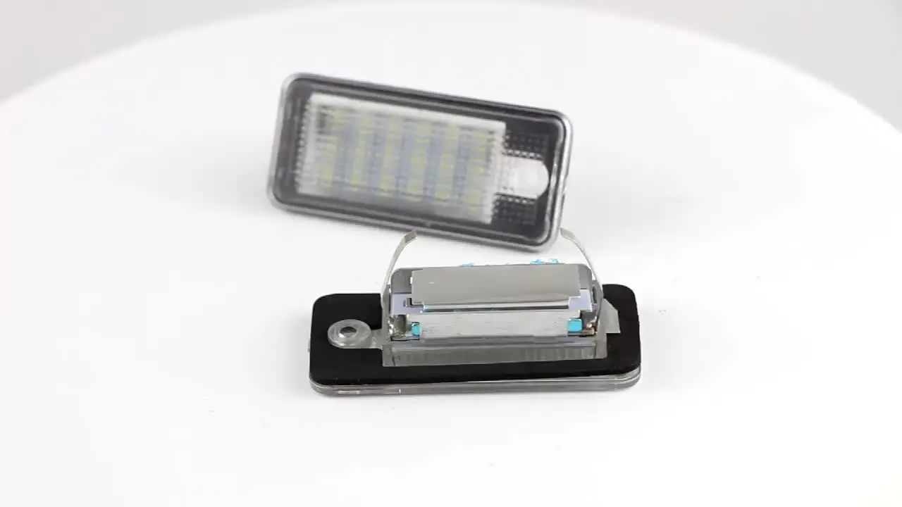 Placchette Luci Targa LED Per Audi A4 B8 + Avant Restyling