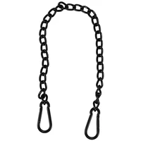 Steel Hanging Chair Chain With 2 Carabiners, Heavy Duty Porch Swing Hammock Chain Kit,For Hammock Swings(66Cm) 1
