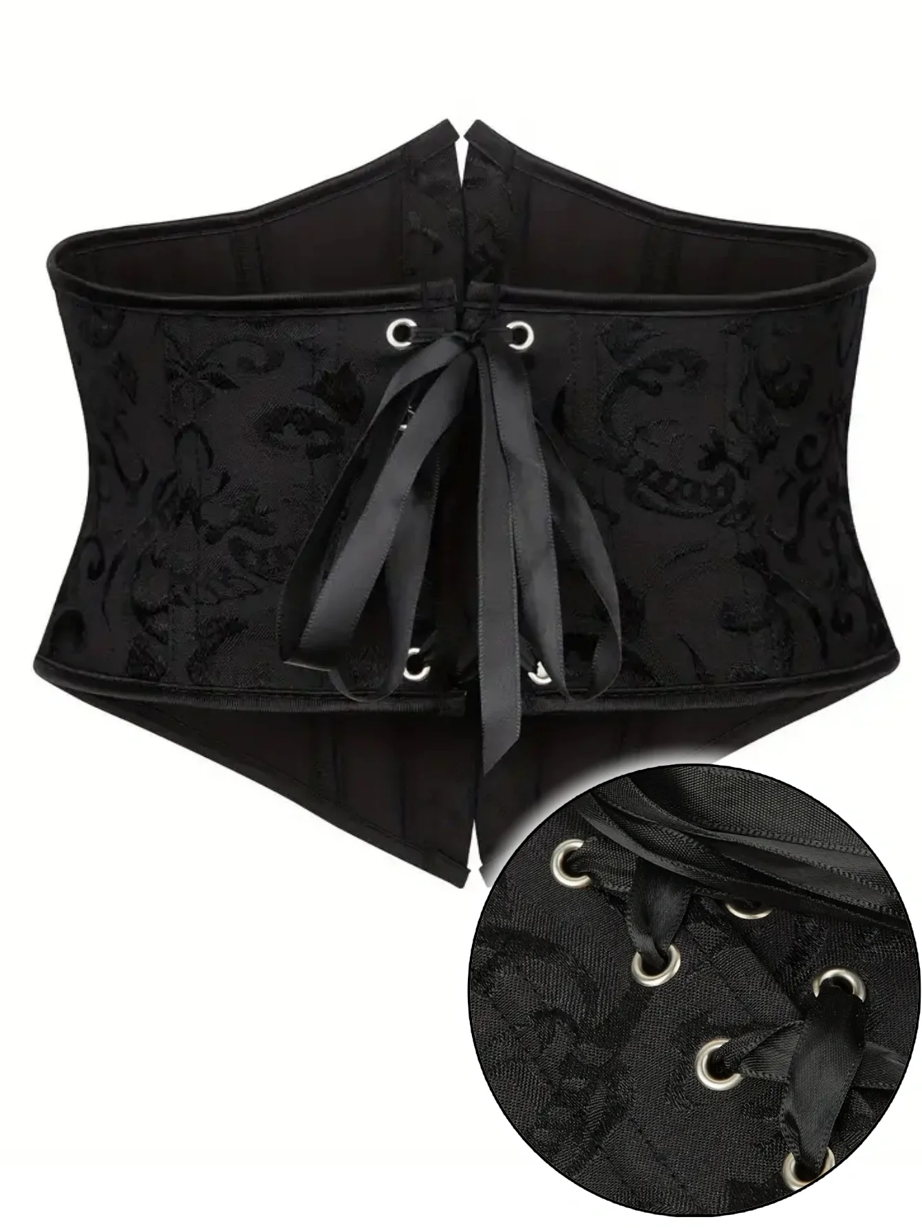 Retro Court Style Waist Cincher Short Corset Belt Posture Corrector thumbnail 7