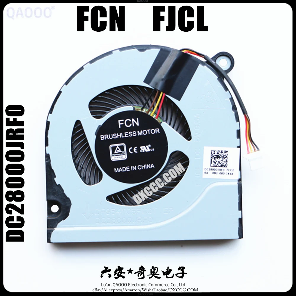 Fcn Fjcl Cpu Ventilador para Acer Nitro Dc28000jrf0 An51552 An515-53-52fa A71572 A717-72 N17c1 - Imagem 4
