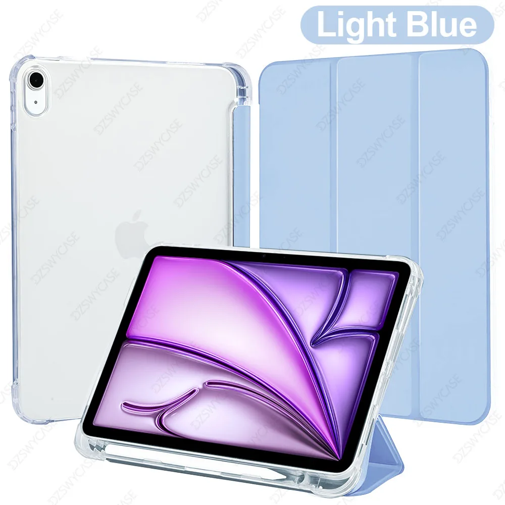 Slim Translucent TPU Back Case with Pen Holder