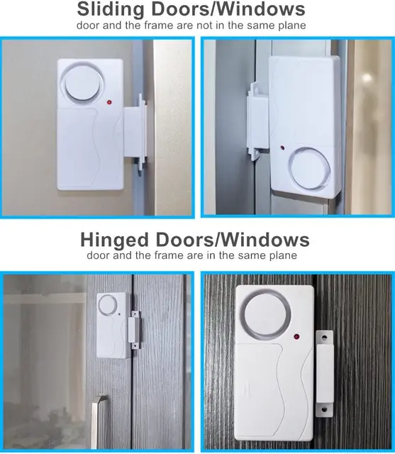 Hollarm Remote Controler Open Closed ABS Door Sensor Wireless Home For Alarm System Alerts Window Magnetic Security Detector 6