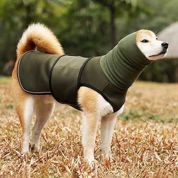 Winter Dog Clothes Warm Dog Coat Apparel Doggie Turtleneck Cozy Jacket Soft Shirt Vest Stylish Pet Outfit for Small to Large Dog 1
