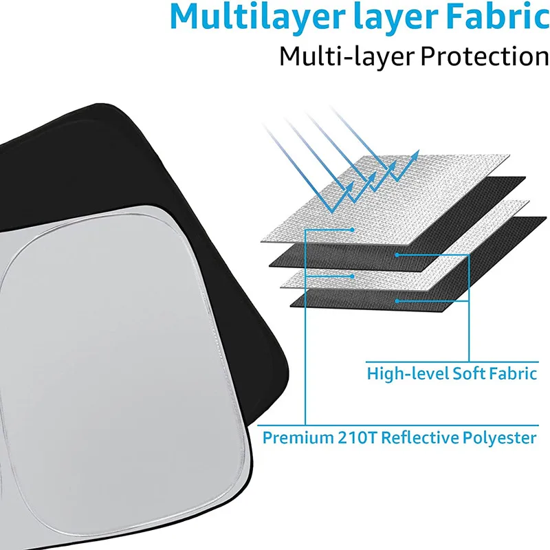 For Alfa Romeo Giulia 2016-2022 2023 2024 Car Windshield Sunshade Cover Front Window Sun Shade Visor Car Interior UV Protection 5