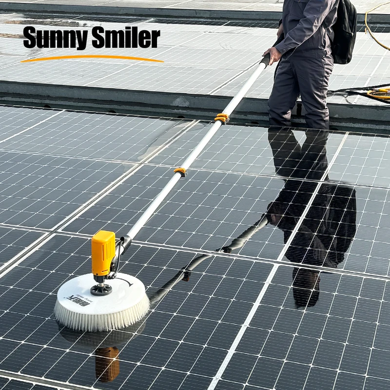 Solar Panel Cleaning Tool Cleaner Rotating Brush X3