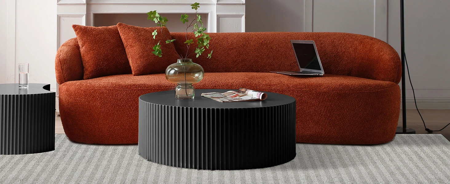 Oversize Round Coffee Table