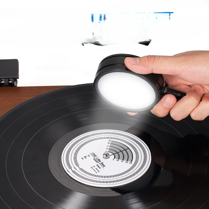 

50/60Hz strongpoint speedometer turntable speed calibration tool for vinyl record player.