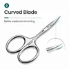 MR.GREEN Eyebrow Scissors Curved Blade Cuticle Scissors Professional Stainless Steel Manicure Trimmer Hair Remover Tool 3