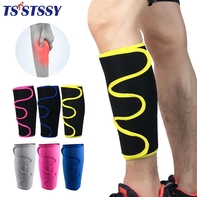 1Piece Calf Brace Torn Muscle Shin Splint Brace Lower Leg Neoprene Runners  Injury Strain Tear Splints