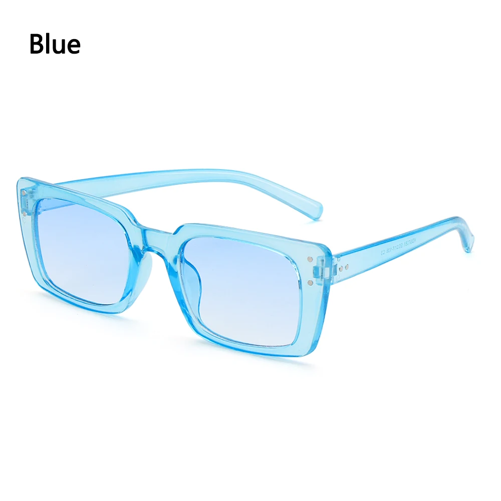 1PC Vintage Fashion Rectangle Sunglasses UV400 Protection Frame Retro Sun Glasses Ladies Streetwear Eyeglasses Driver Goggles big round sunglasses Sunglasses