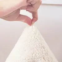 Dot Plush Nursery Play Mat For Children White Fluffy Carpet Living Room Hairy Round Bedroom Rug Soft Baby Rug Shaggy Foot Mats 2