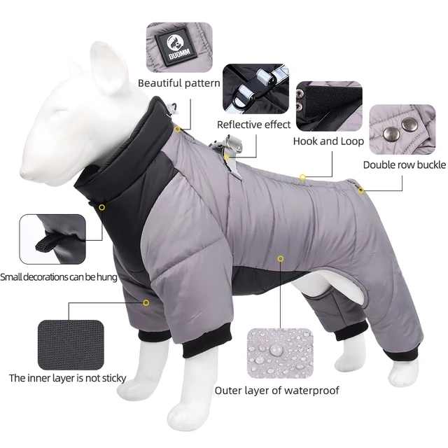 Winter Warm Thicken Pet Dog Jacket 4