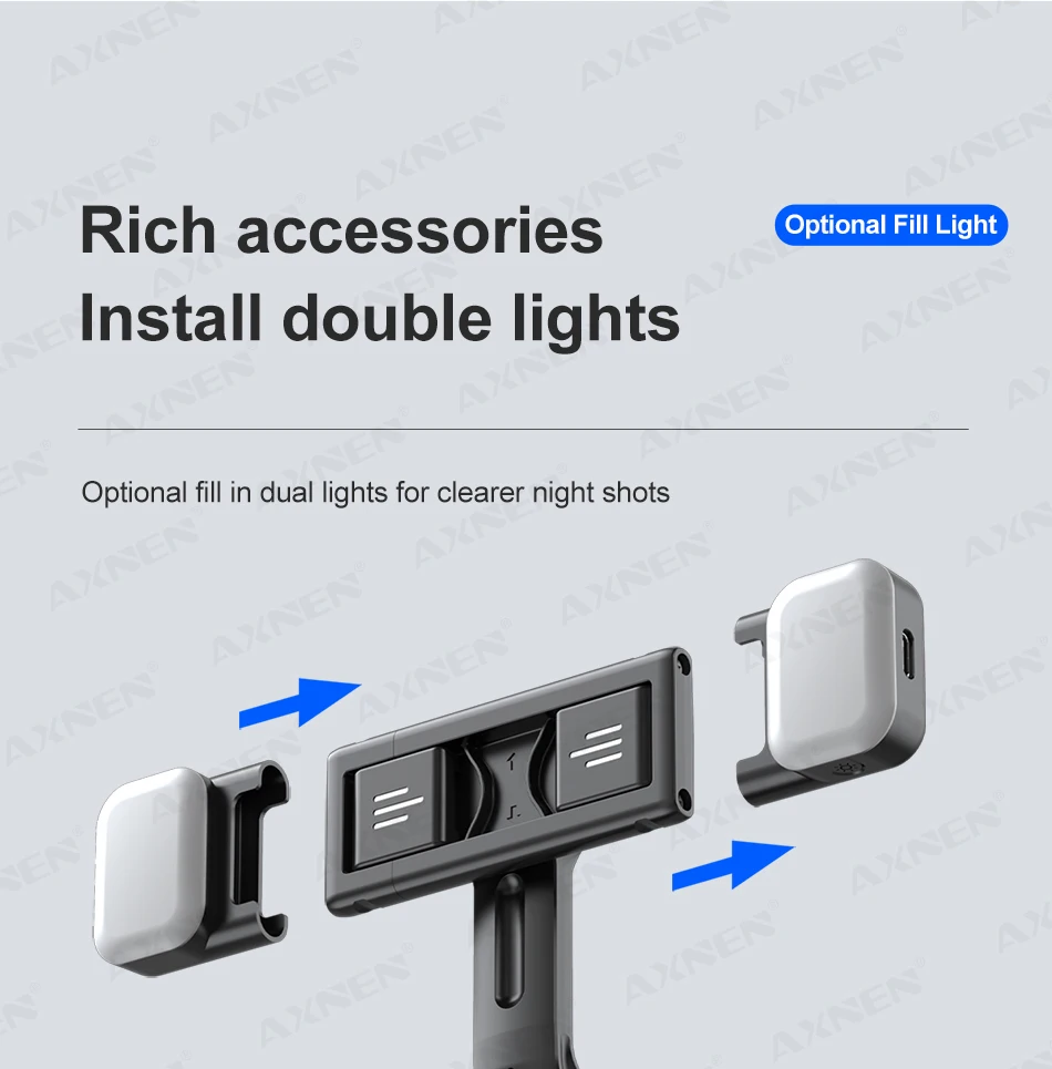 Axnen p02 360 graden smartphone gimbal met afstandsbediening_voghion.com