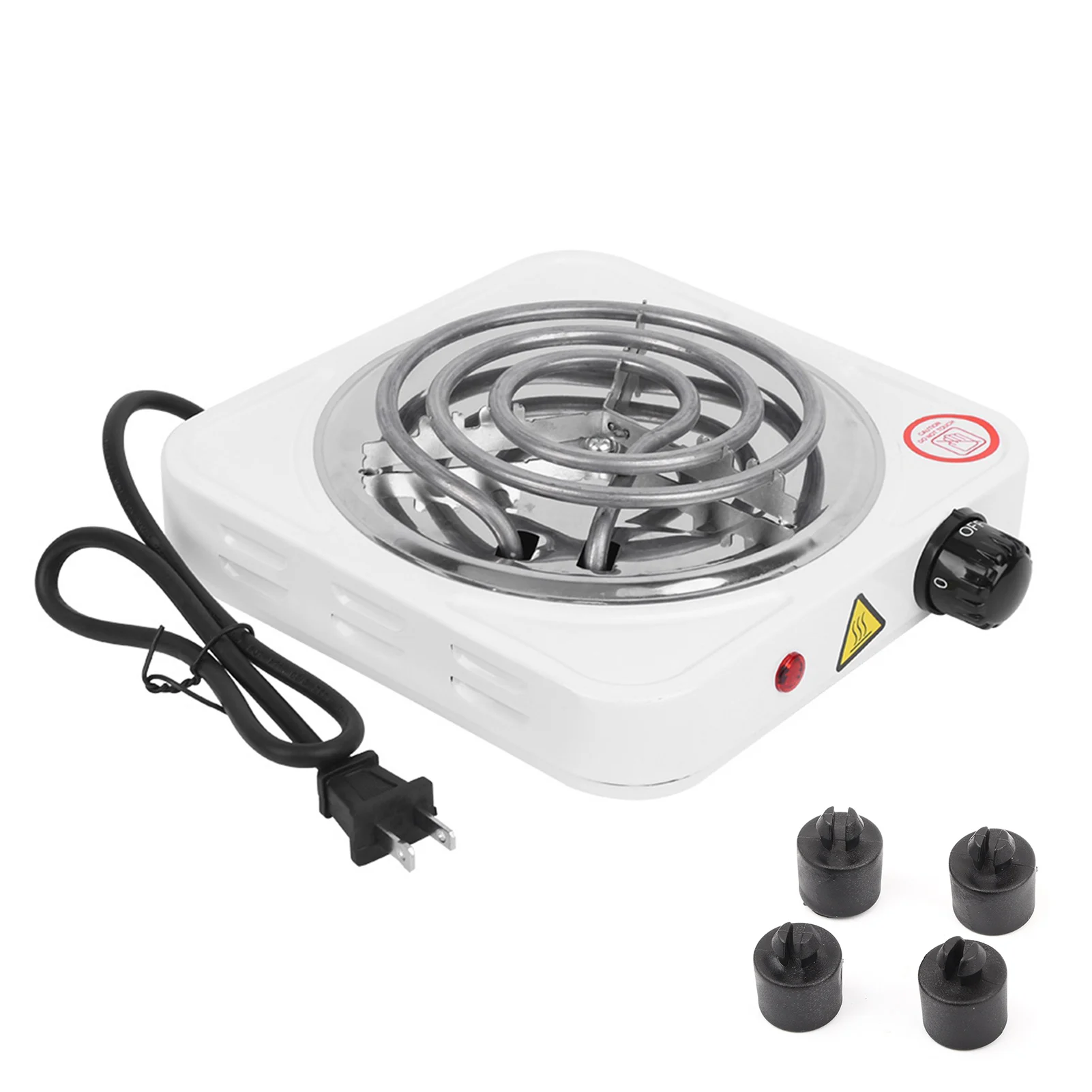 110V 1000W Single Tube Electric Stove Stainless Steel Home Electric Stove US Plug Portable Heater Kitchen Supply electric stove