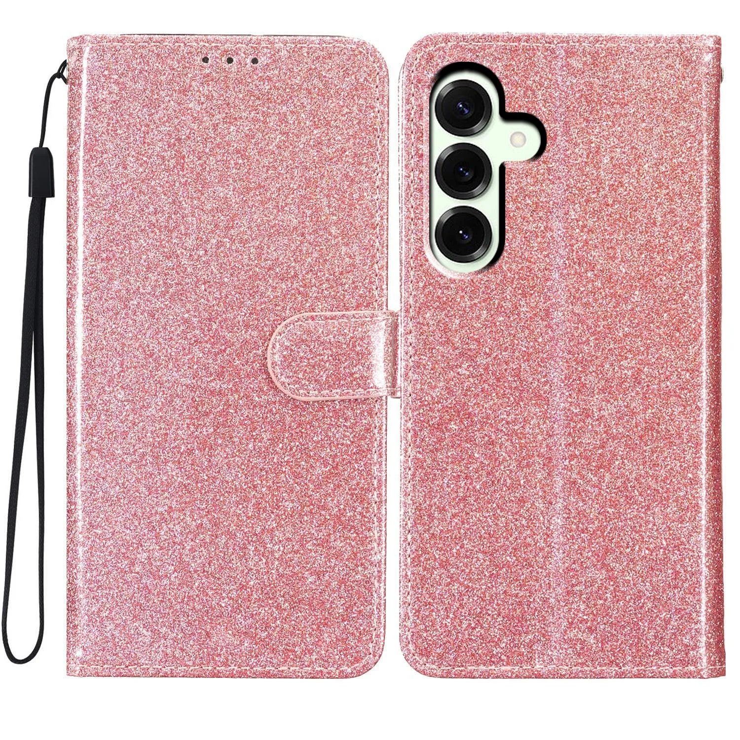 Sparkling Glitter Leather Flip Phone Case Cover