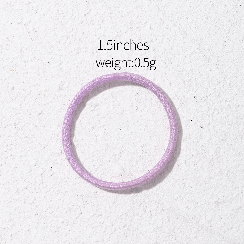 Colorful Elastic Hair Bands for Girls - 30/50/100 Pcs
